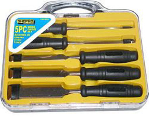 Picture of Chisel Wood 5pc HD Rubber Grip - No: C003955