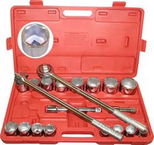 Picture of Socket Set 21pc 3/4" SAE 6ptFP - No: S007953