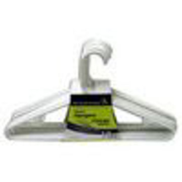 Picture of Hanger 10Pk Tubular Pl Wht - No 072742
