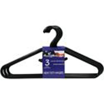 Picture of Hanger 3Pk H/Duty Black - No 1973