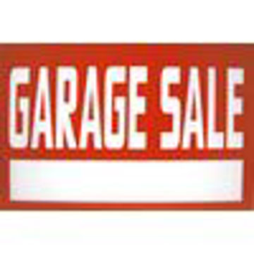 Picture of Sign Garage Sale Jumbo 13X19 - No 073803