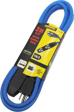 Picture of Cord Block Heatr 16/3M Blue/Lighted - No P011000