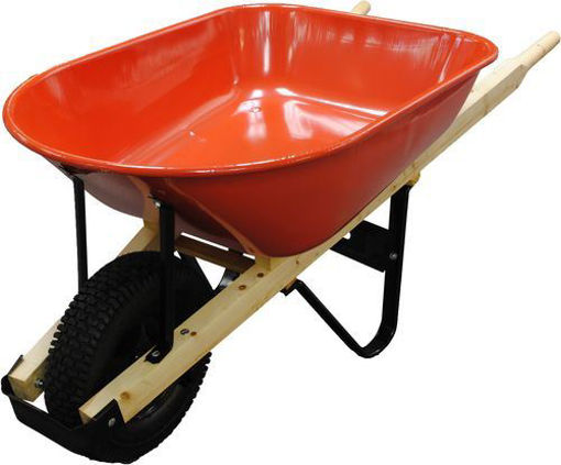 Picture of Wheelbarrow 6 Cuft Steel Pneum - No W000427