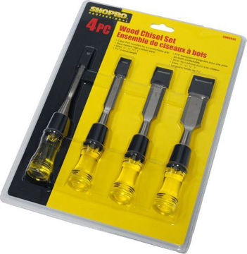 Picture of Chisel Wood 4Pc. Clear Pvc Hdl - No C003945