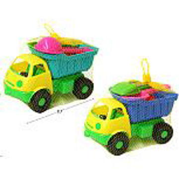 Picture of Beach Dump Truck 5Pcs Set - No 15530