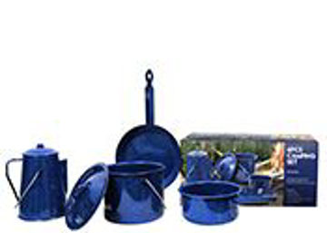 Picture of Blue Campware 6Pc Enamel  Gift Box - No 077672
