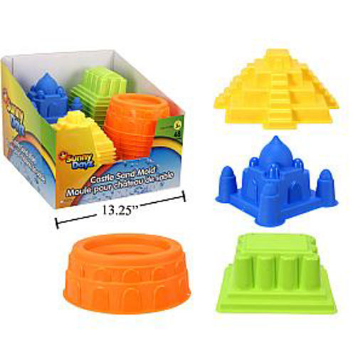 Picture of Sand Castle Moulds, 4Asst - No 15588