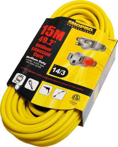 Picture of Pwr. Ext.Cord O/D 12/3 15M Lightd - No P010866