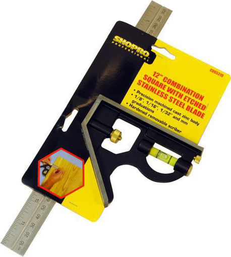 Picture of Combination Square 12" W/Level - No: C005310