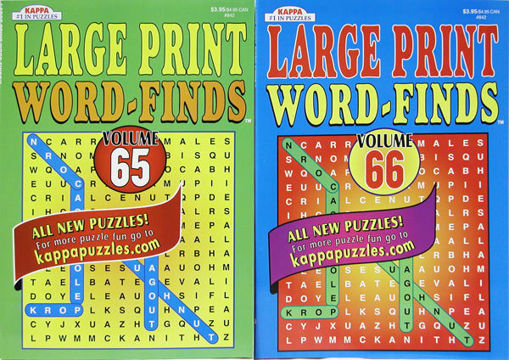 Picture of Puzzle Large Print Word Find - No 842