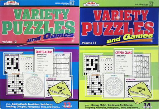 Picture of Puzzle Variety & Games Book - No 844