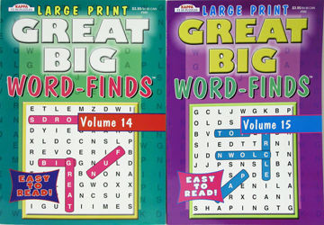 Picture of Word Find Great Big Words - No 390