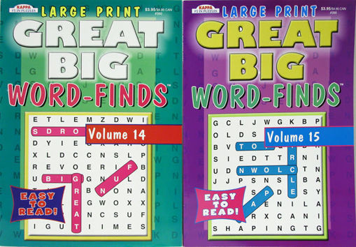 Picture of Word Find Great Big Words - No 390