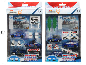 Picture of Police Playset, 2 Styles, 10 Pc - No 01049