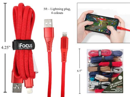 Picture of 5Ft Lightning Data Cable, iPhone 4C - No 86101