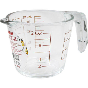 Picture of Measuring Cup Glass 1Cup 350Ml - No 077863