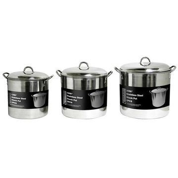Picture of Stock Pot Set 12-16-20Qt Ss - No 077904SET