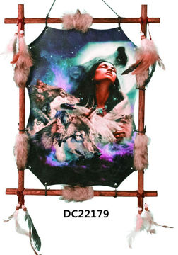Picture of Frame 22in Wolves/Princess - No DC22179
