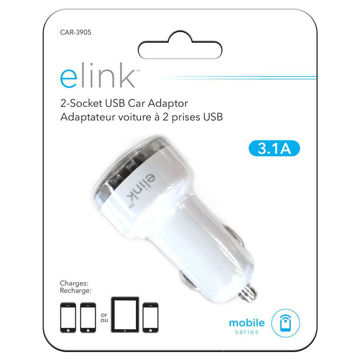 Picture of Car Charger Dual 2.1A Usb - No CAR-3905