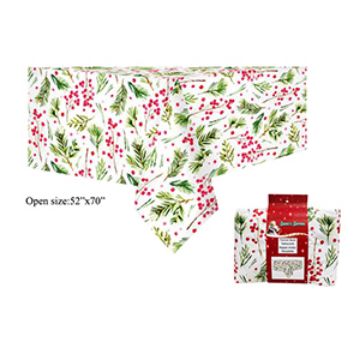 Picture of Tablecloth 52inX70in Flannel, Berries - No 29915