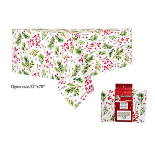 Picture of Tablecloth 52inX70in Flannel, Berries - No 29915