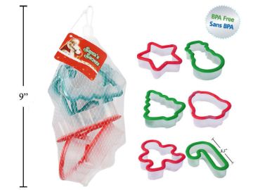 Picture of Xmas Cookie Cutters In Mesh Bag - No 32785