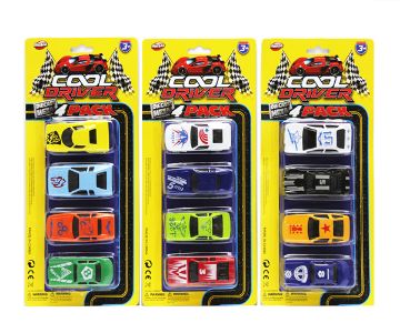 Picture of Die Cast Mini Car 4Pcs 2.75In - No 24356