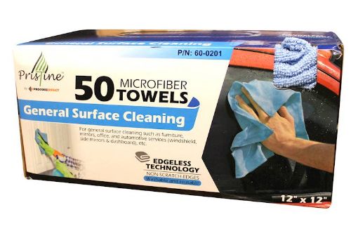 Picture of Bx-50 Blue Microfiber Rag - No 60-0201