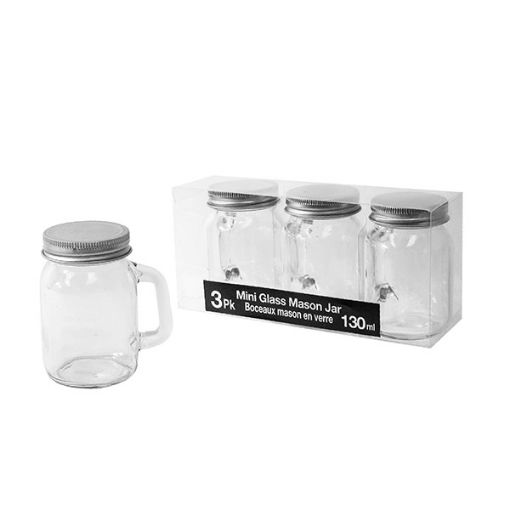 Picture of Jar Mason Mini 130Ml 3Pk - No 076715