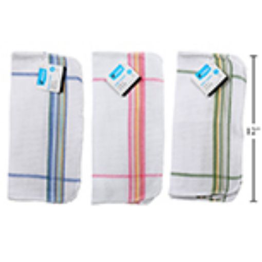Picture of Dish Cloth Striped 12X12 2Pk - No 80237