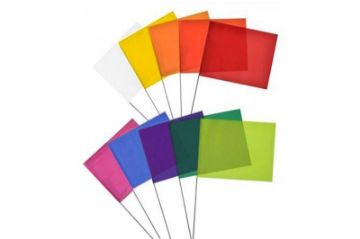 Picture of 100Pk 15in Sm Yel Surv Flag - No 41-1604