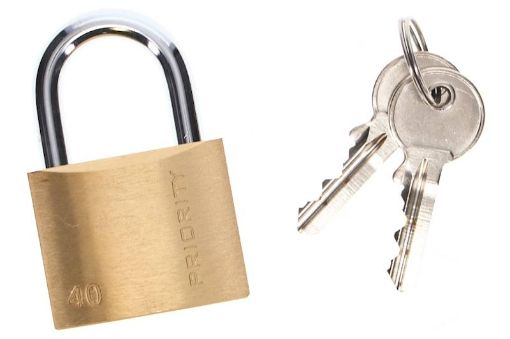 Picture of Padlock 1-9-16in C Series Brass - No 41-3472