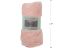 Picture of Flannel Throw Blanket 50X60in, Pink - No 65794