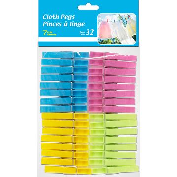 Picture of Peg Cloth 32Pk 7Coil Plastic - No 076237