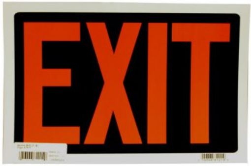 Picture of Sign Exit 8X12 - No 812-E