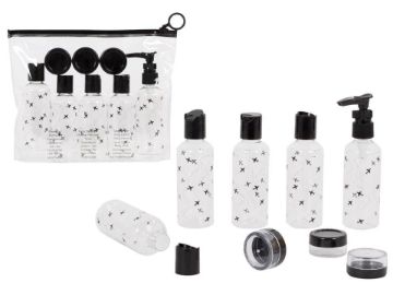 Picture of Travel Bottle+Container Set 9Pcs - No 74922