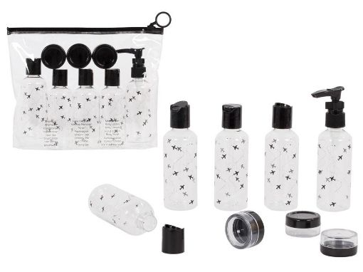 Picture of Travel Bottle+Container Set 9Pcs - No 74922