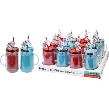 Picture of Jar Mason Dbl Wall 20Oz Xmas - No 077895
