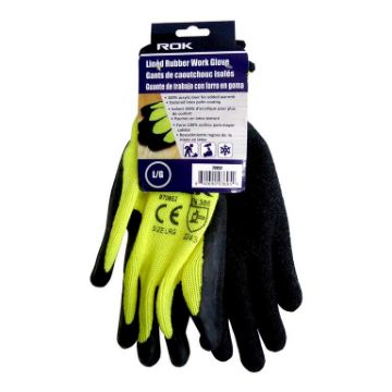 Picture of Lined Latex Coated Glove Hi-Viz Lrg - No 70852