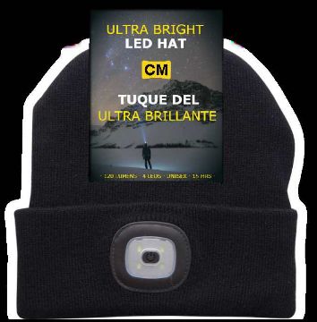 Picture of Tuque 4Led Lights Black - No CAP-1BK