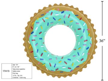 Picture of 36inDia. Inflatable Sweet Donut - No 17413
