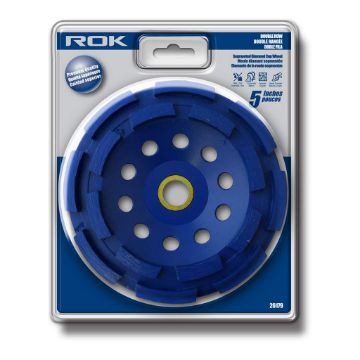 Picture of 5in Double Row Diamond Cup Wheel - No 26179