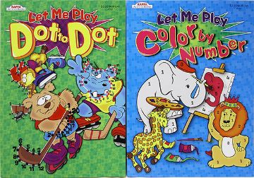 Picture of Coloring Book By Number - SKU: 750