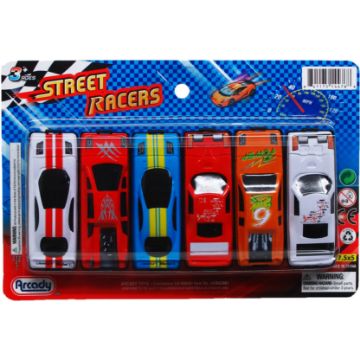 Picture of Diecast Cars 3in 6Pc - SKU: ARB62061