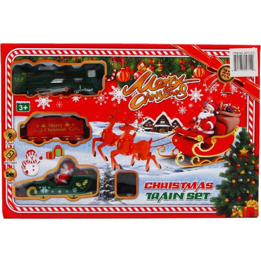 Picture of Train Play Set Christmas B-O - SKU: ARY3313
