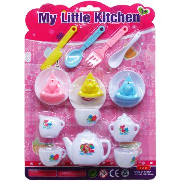 Picture of Tea Play Set On Blister Card 16Pcs - SKU: NG1901