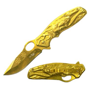 Picture of Pocket Knife 4.5In - SKU: DK5583-GD