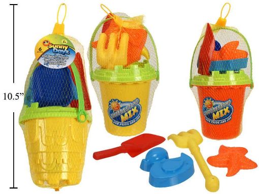 Picture of Beach Playset 6Pcs 4.5In - No 15582