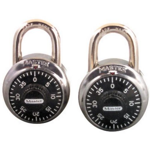 Picture of Comb Lock Black 3-Digit Dial 2Pk - SKU: ML-1500T