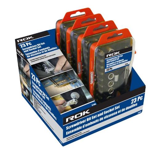 Picture of Screwdriver Bit-Socket Set 23Pcs - SKU: 37180